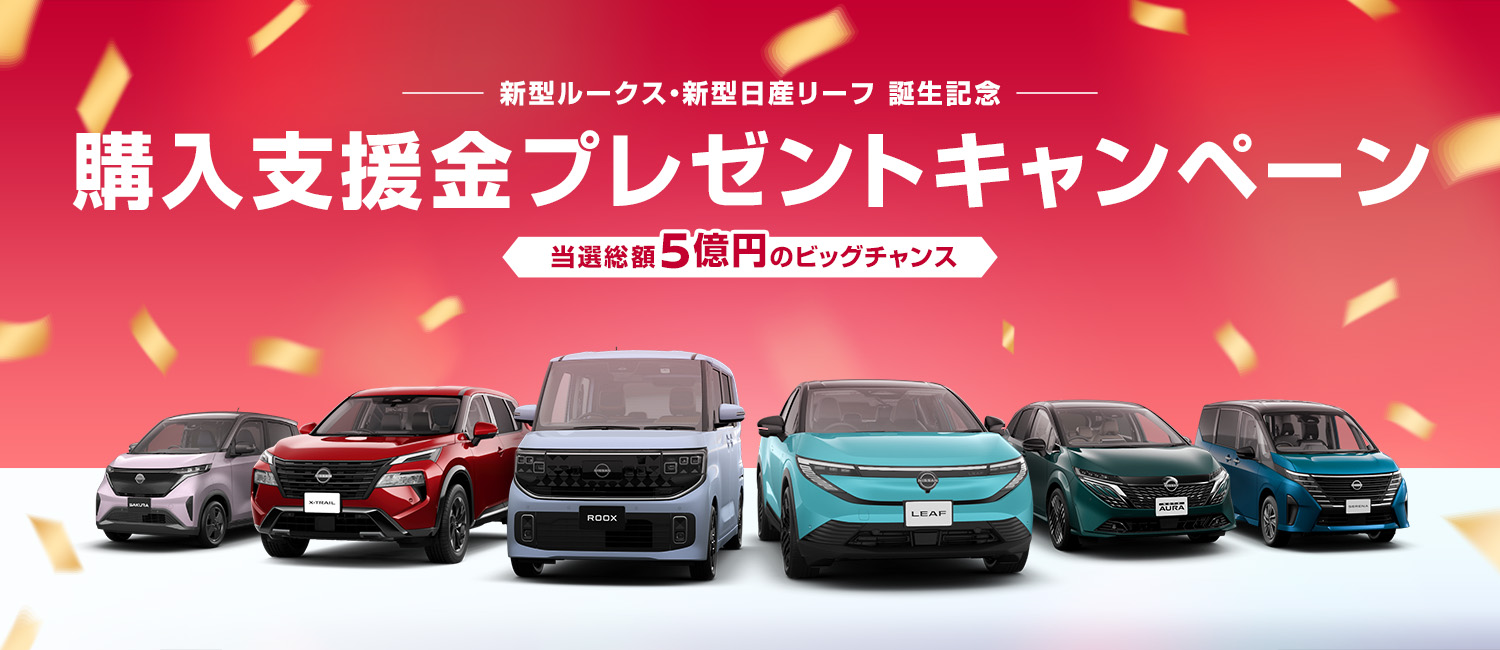 試乗＆購入支援金キャンペーン